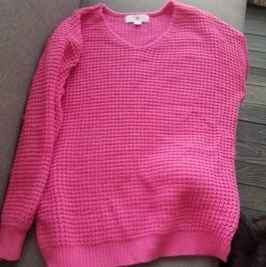 Pink sweater